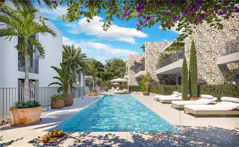 A estrenar. Planta baja con jardín y piscinas comunitarias - exclusivo proyecto