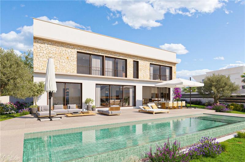 Neu. Designer Villa mit Garten und Pool in Marratxi