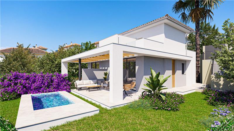 New development. Semi-detached house in Cala Romántica,